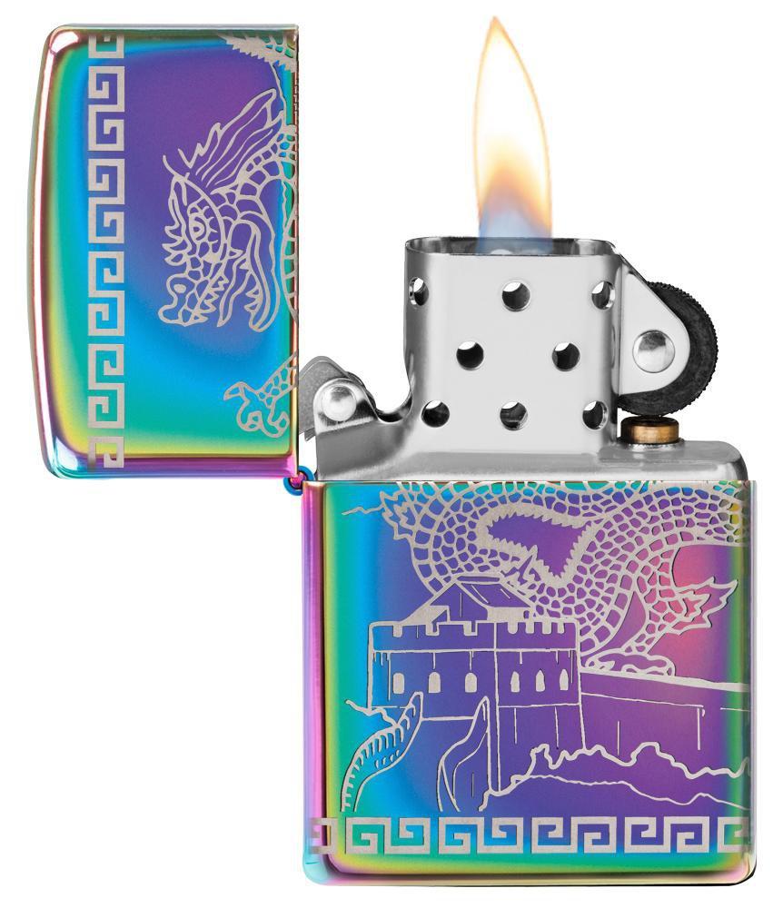 Zippo Great Wall of China Multi Color Pocket Lighter Zippo